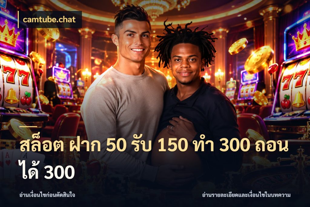 สล็อต ฝาก 50 รับ 150 ทํา 300 ถอนได้ 300 ยอดฝากและยอดรับในมุมของคนชอบลุ้น สไตล์ camtube.chat