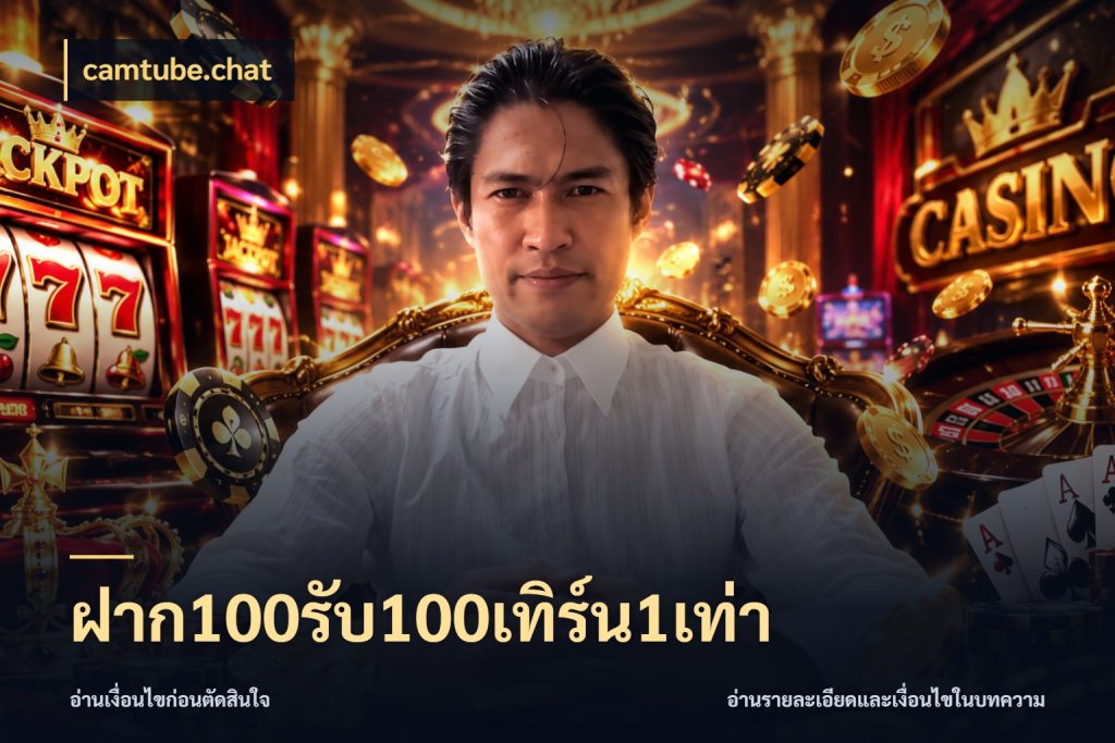 ฝาก100รับ100เทิร์น1เท่า สีสันของโปรฝากและยอดรับ สไตล์ camtube.chat