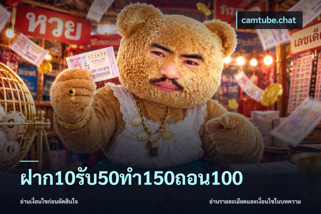 ฝาก10รับ50ทํา150ถอน100