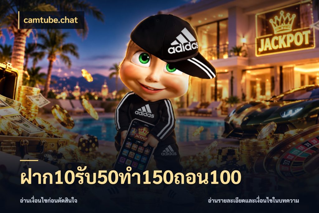 ฝาก10รับ50ทํา150ถอน100 โปรกับเกมที่ชอบเลือกให้ตรงสไตล์ ในมุม camtube.chat
