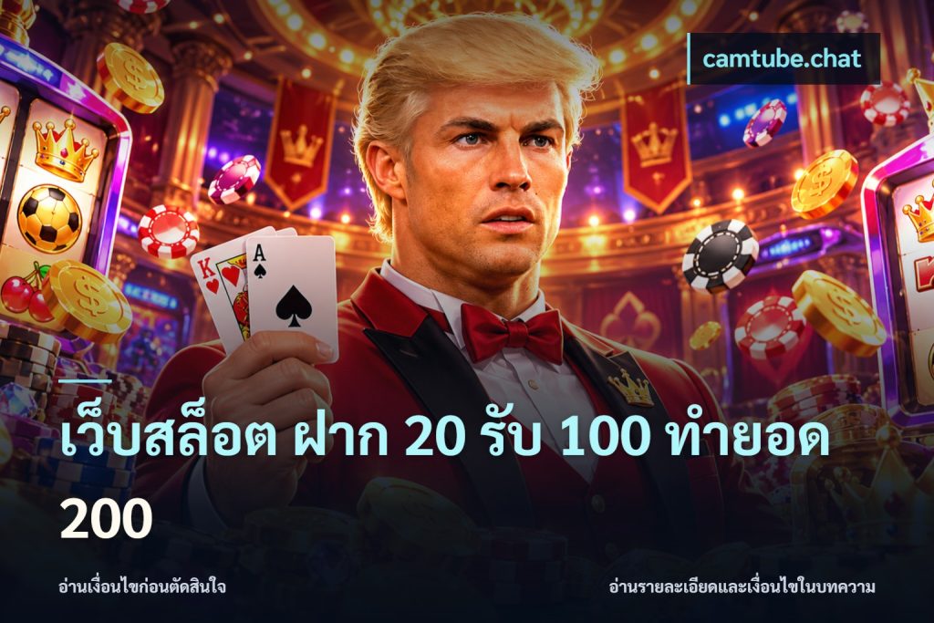เว็บสล็อต ฝาก 20 รับ 100 ทำยอด 200