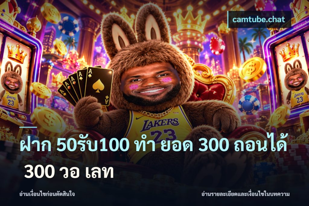 ฝาก 50รับ100 ทํา ยอด 300 ถอนได้ 300 วอ เลท
