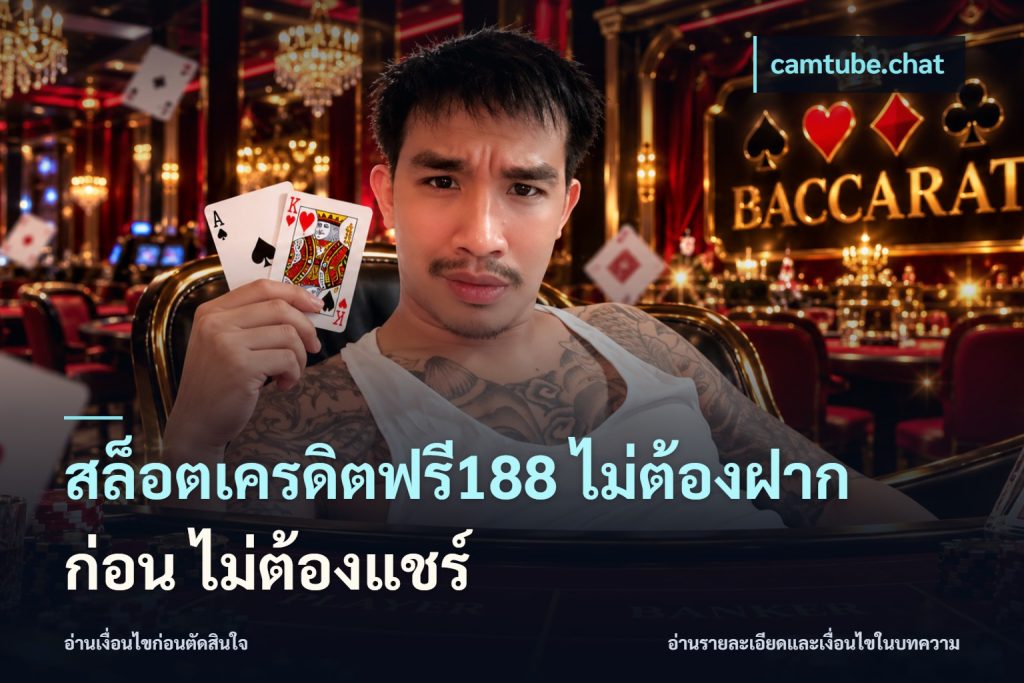 สล็อตเครดิตฟรี188 ไม่ต้องฝาก ก่อน ไม่ต้องแชร์