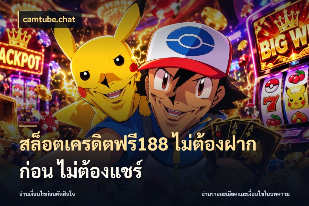 สล็อตเครดิตฟรี188 ไม่ต้องฝาก ก่อน ไม่ต้องแชร์ เครดิตฟรีในมุมที่สายโบนัสสนใจ ในมุม camtube.chat