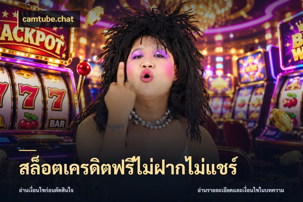 สล็อตเครดิตฟรีไม่ฝากไม่แชร์ จับมุมเด่นของเครดิตฟรีให้ตรงใจ สไตล์ camtube.chat