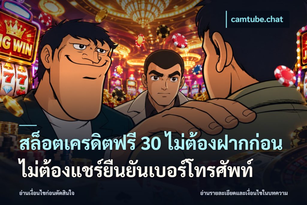 สล็อตเครดิตฟรี 30 ไม่ต้องฝากก่อนไม่ต้องแชร์ยืนยันเบอร์โทรศัพท์