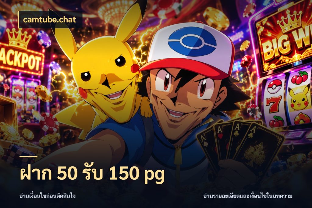 ฝาก 50 รับ 150 pg camtube.chat สนุกกับตัวเลือกโปรในสไตล์ของคุณ