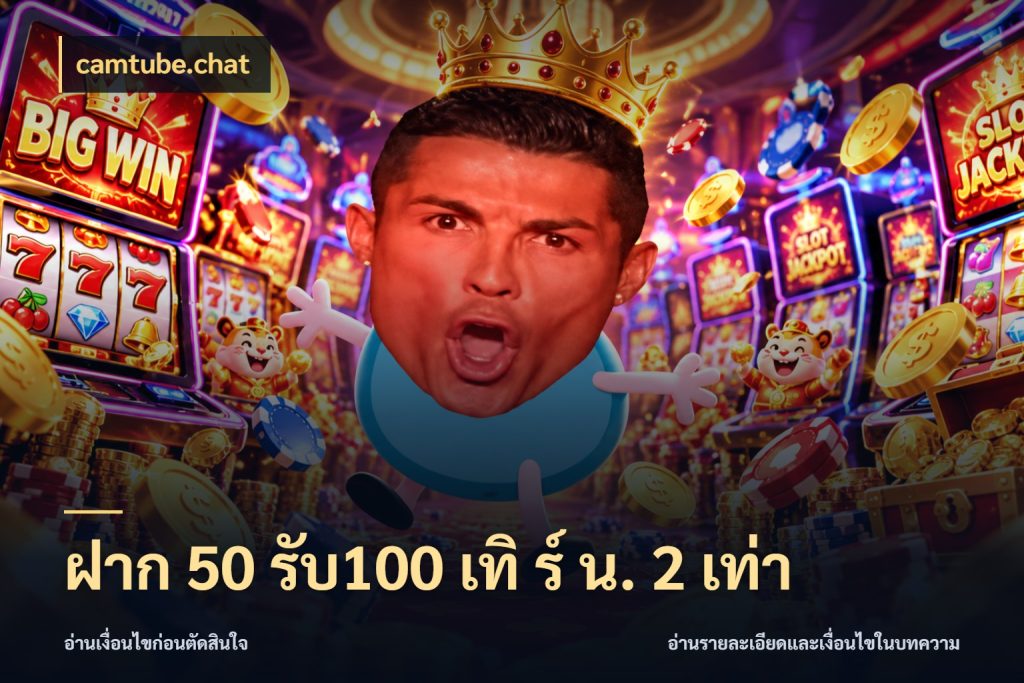ฝาก 50 รับ100 เทิ ร์ น. 2 เท่า camtube.chat สายโบนัสเลือกจังหวะสนุกได้อย่างไร