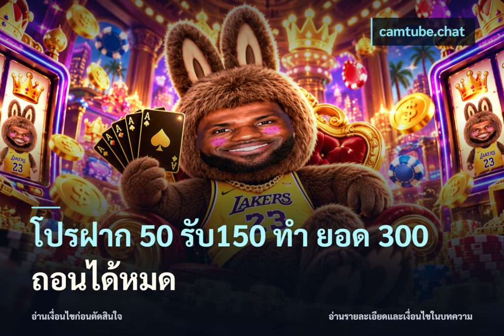 โปรฝาก 50 รับ150 ทํา ยอด 300 ถอนได้หมด
