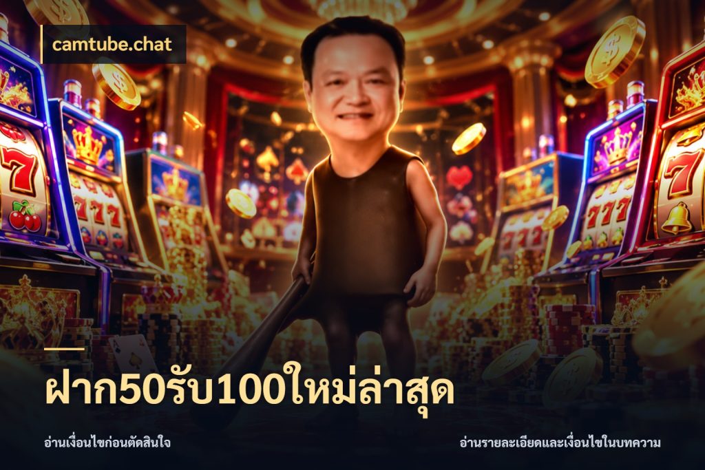 ฝาก50รับ100ใหม่ล่าสุด camtube.chat สีสันของโปรฝากและยอดรับ