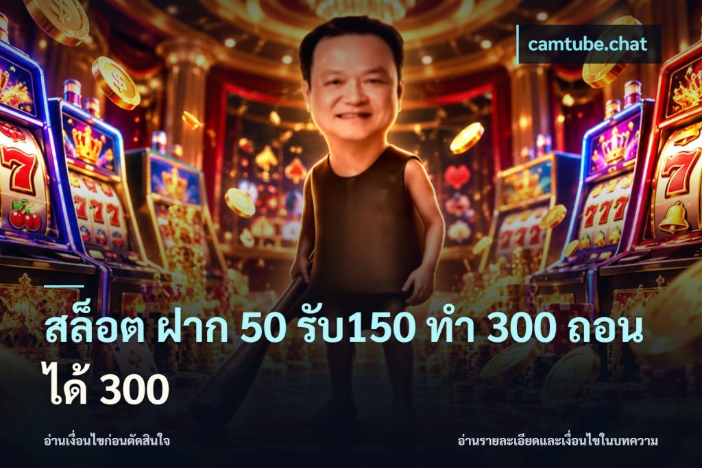 สล็อต ฝาก 50 รับ150 ทํา 300 ถอนได้ 300
