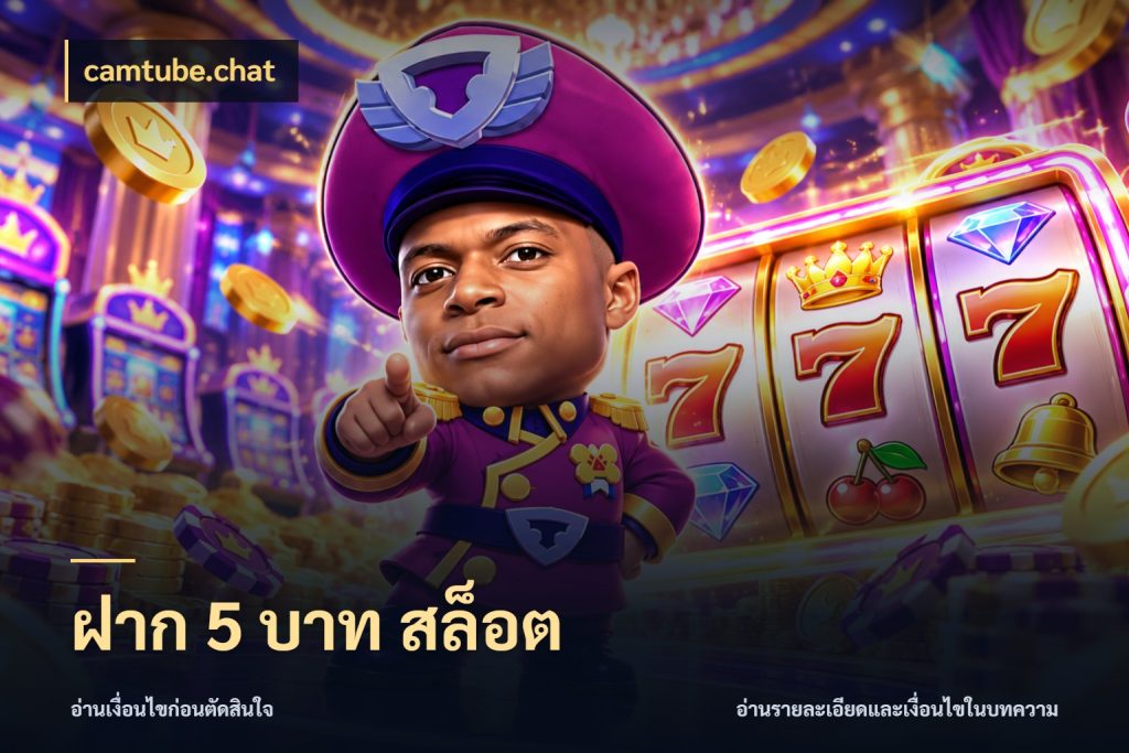ฝาก 5 บาท สล็อต camtube.chat ยอดเริ่มต้นน่าจับตากับสิทธิ์ที่เกี่ยวข้อง