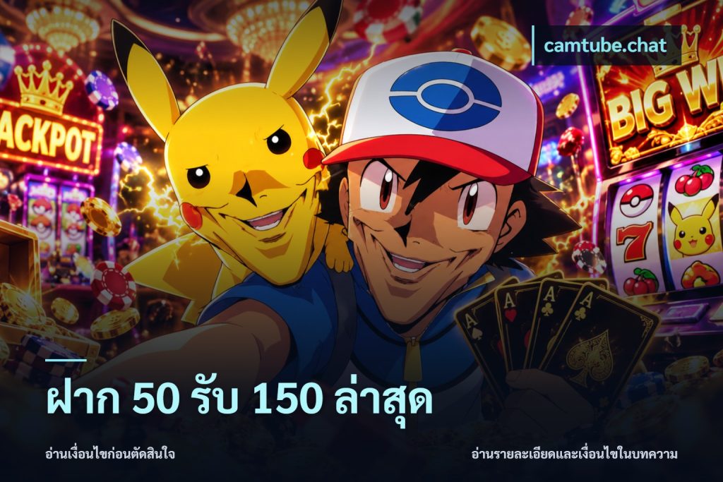 ฝาก 50 รับ 150 ล่าสุด