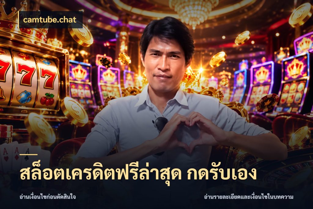 สล็อตเครดิตฟรีล่าสุด กดรับเอง ชนิดเครดิตกับสิทธิ์ที่คุณอยากรู้ ในมุม camtube.chat