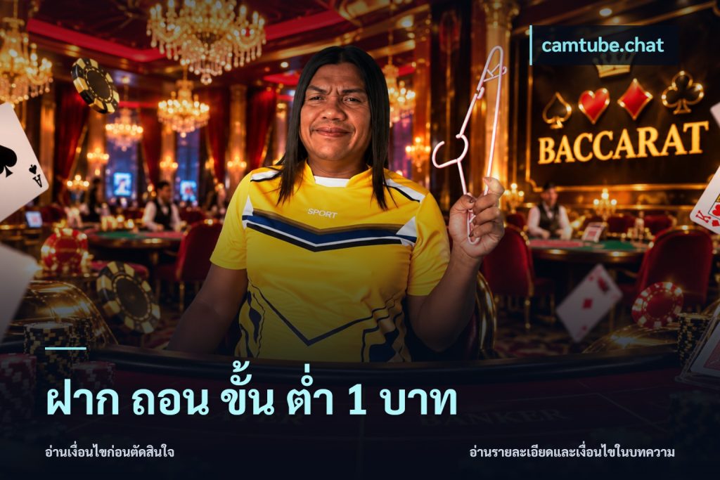 ฝาก ถอน ขั้น ต่ำ 1 บาท
