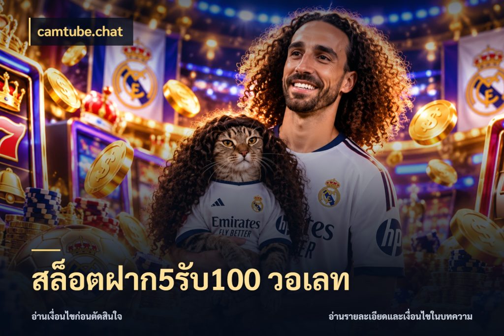 สล็อตฝาก5รับ100 วอเลท จุดเด่นของเครดิตที่คนชอบเกมอยากรู้ กับ camtube.chat