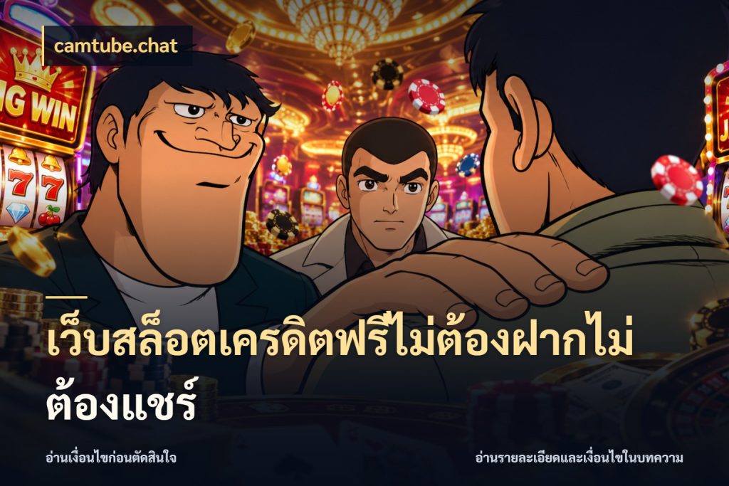 เว็บสล็อตเครดิตฟรีไม่ต้องฝากไม่ต้องแชร์ จากชื่อเครดิตฟรีสู่ความสนุกที่เข้าใจได้ กับ camtube.chat