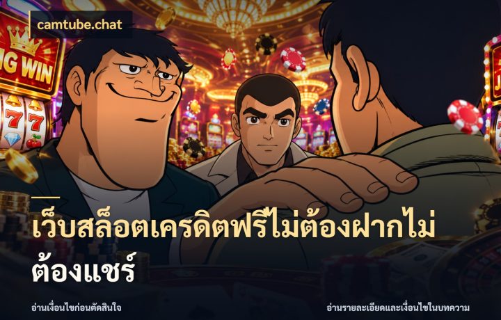 เว็บสล็อตเครดิตฟรีไม่ต้องฝากไม่ต้องแชร์