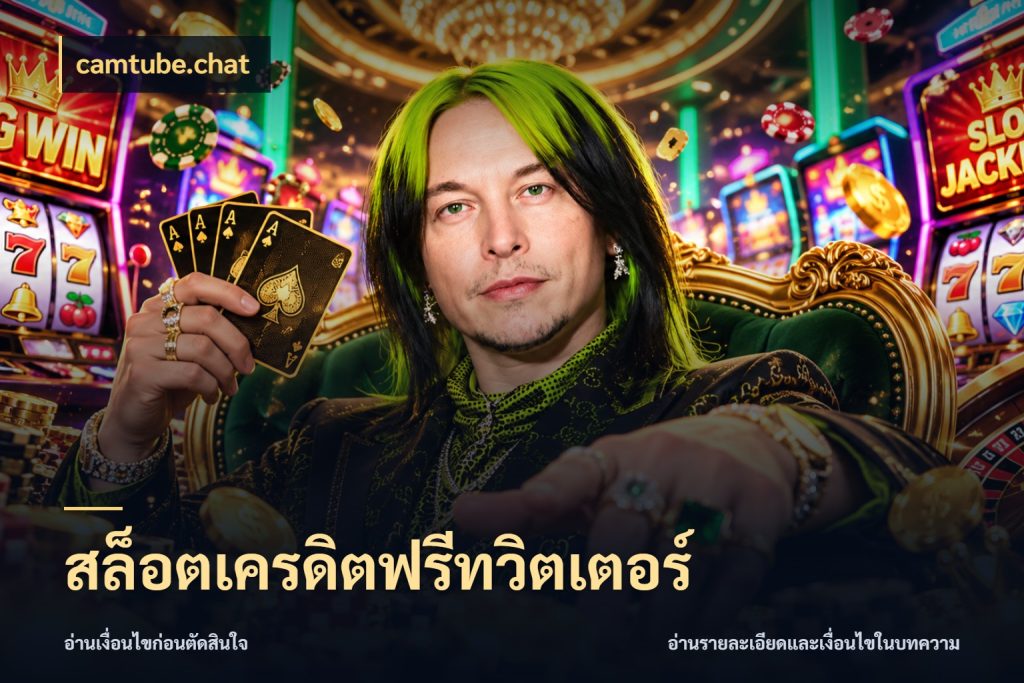 สล็อตเครดิตฟรีทวิตเตอร์ สีสันของเครดิตฟรีและเกมแนวที่ชอบ สไตล์ camtube.chat