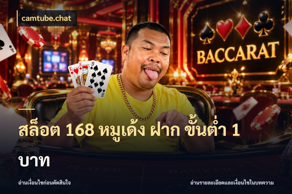 สล็อต 168 หมูเด้ง ฝาก ขั้นต่ำ 1 บาท camtube.chat สายทุนน้อยเลือกความสนุกให้พอดี