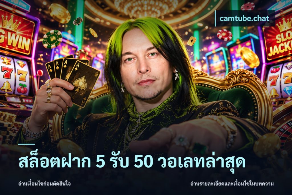 สล็อตฝาก 5 รับ 50 วอเลทล่าสุด