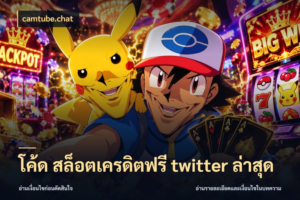 โค้ด สล็อตเครดิตฟรี twitter ล่าสุด camtube.chat เครดิตฟรีกับจังหวะลุ้นที่คุณเลือก