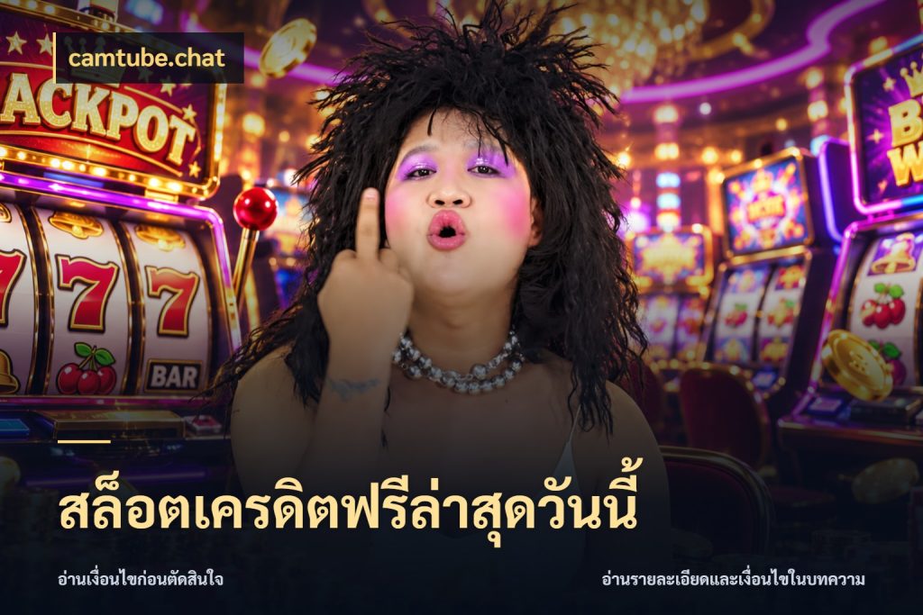 สล็อตเครดิตฟรีล่าสุดวันนี้ สายโบนัสเลือกมุมเครดิตให้ตรงสไตล์ กับ camtube.chat