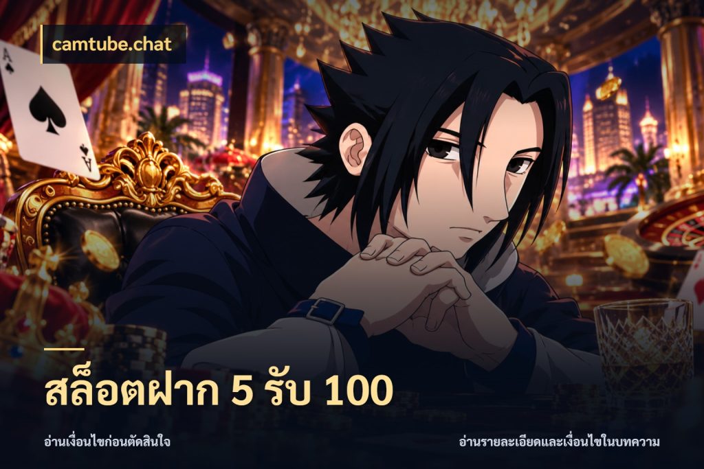 สล็อตฝาก 5 รับ 100 จับคู่โบนัสกับสไตล์เกมที่ชอบ สไตล์ camtube.chat