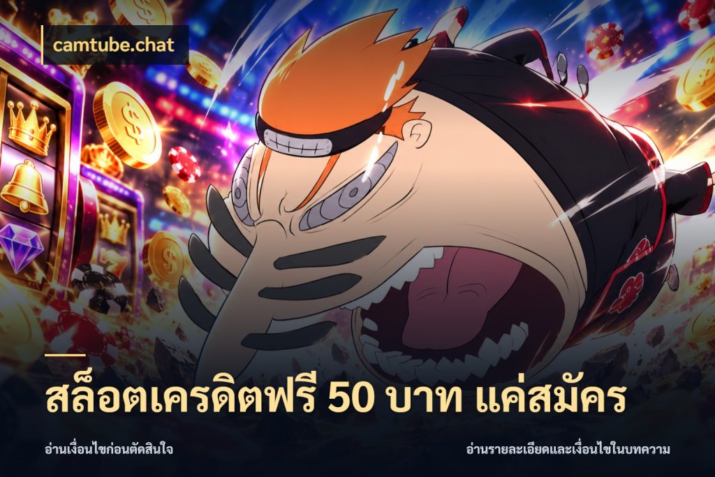 สล็อตเครดิตฟรี 50 บาท แค่สมัคร ชนิดเครดิตกับสิทธิ์ที่คุณอยากรู้ ในมุม camtube.chat
