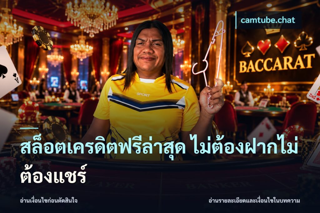 สล็อตเครดิตฟรีล่าสุด ไม่ต้องฝากไม่ต้องแชร์