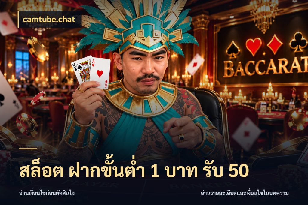 สล็อต ฝากขั้นต่ำ 1 บาท รับ 50 สนุกกับตัวเลือกโปรในสไตล์ของคุณ ในมุม camtube.chat