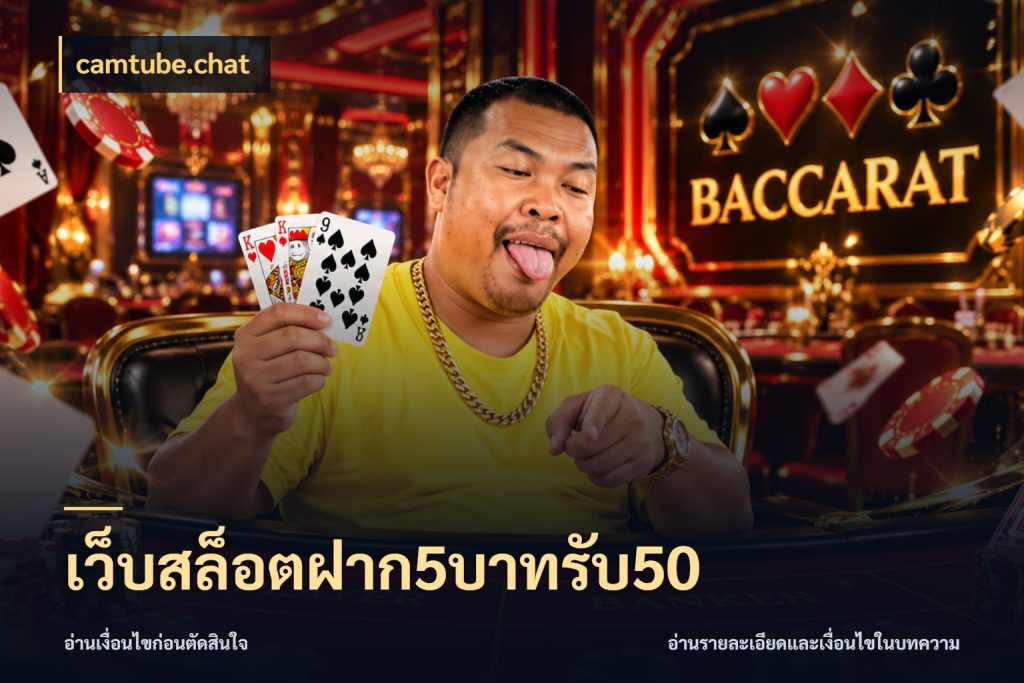 เว็บสล็อตฝาก5บาทรับ50 สีสันของโปรฝากและยอดรับ สไตล์ camtube.chat