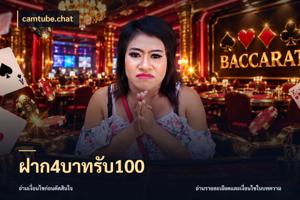 ฝาก4บาทรับ100 จุดเด่นของเครดิตที่คนชอบเกมอยากรู้ กับ camtube.chat
