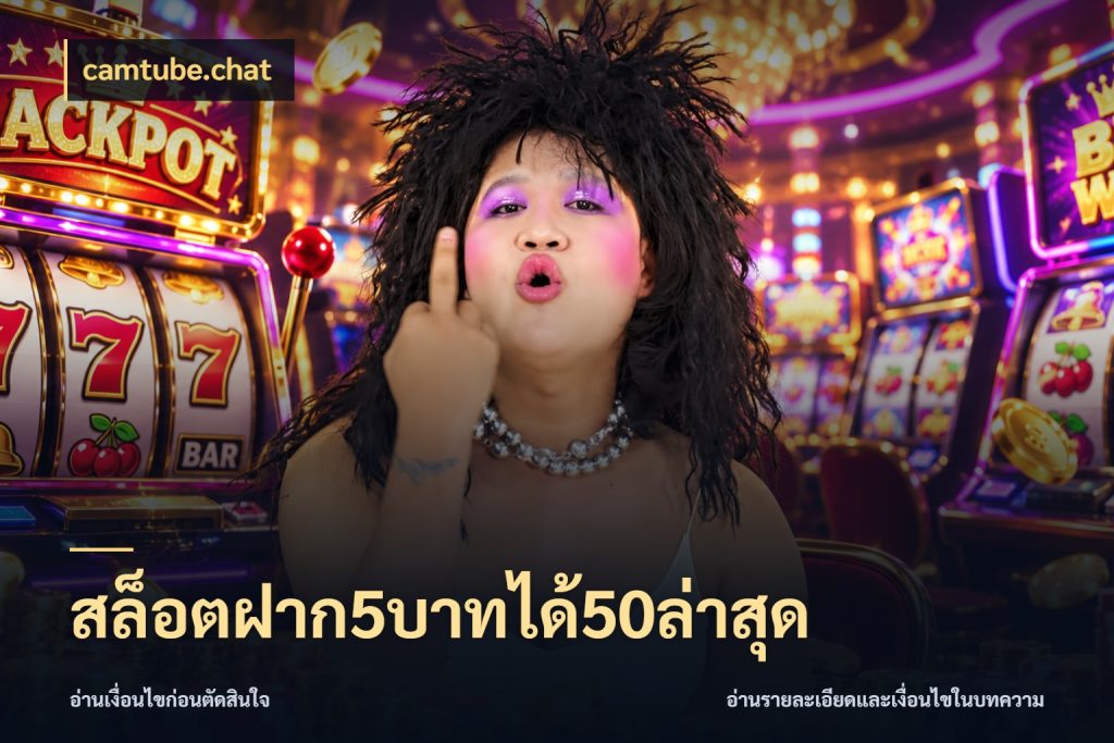 สล็อตฝาก5บาทได้50ล่าสุด จับคู่โบนัสกับสไตล์เกมที่ชอบ ในมุม camtube.chat