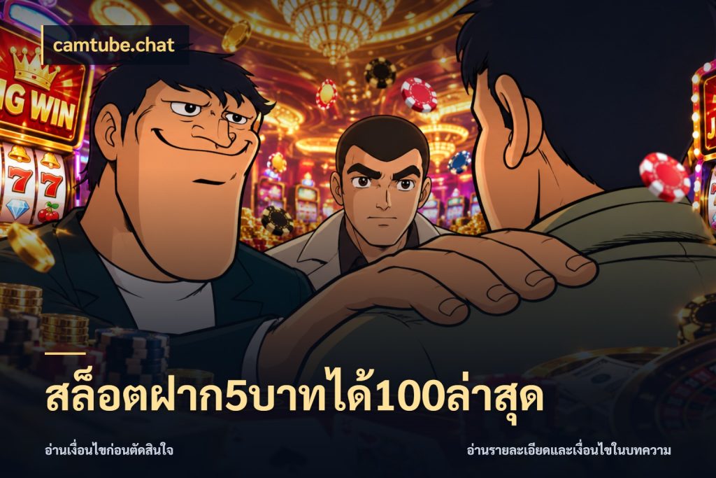 สล็อตฝาก5บาทได้100ล่าสุด โปรกับเกมที่ชอบเลือกให้ตรงสไตล์ กับ camtube.chat