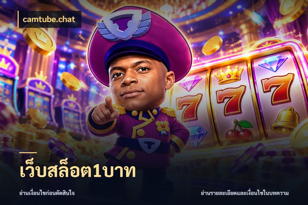 เว็บสล็อต1บาท เงินตั้งต้นกับความสนุกที่คุณกำหนด ในมุม camtube.chat