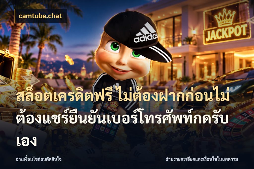 สล็อตเครดิตฟรี ไม่ต้องฝากก่อนไม่ต้องแชร์ยืนยันเบอร์โทรศัพท์กดรับเอง เครดิตแต่ละรูปแบบมีมุมไหนให้ดู กับ camtube.chat