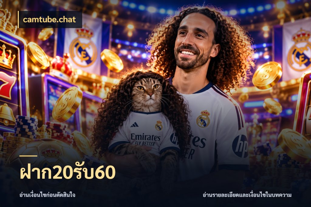 ฝาก20รับ60 เปิดมุมโปรให้เข้ากับเกมแนวโปรด กับ camtube.chat