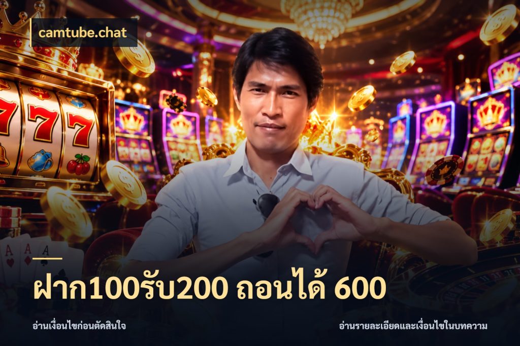ฝาก100รับ200 ถอนได้ 600 สนุกกับตัวเลือกโปรในสไตล์ของคุณ สไตล์ camtube.chat