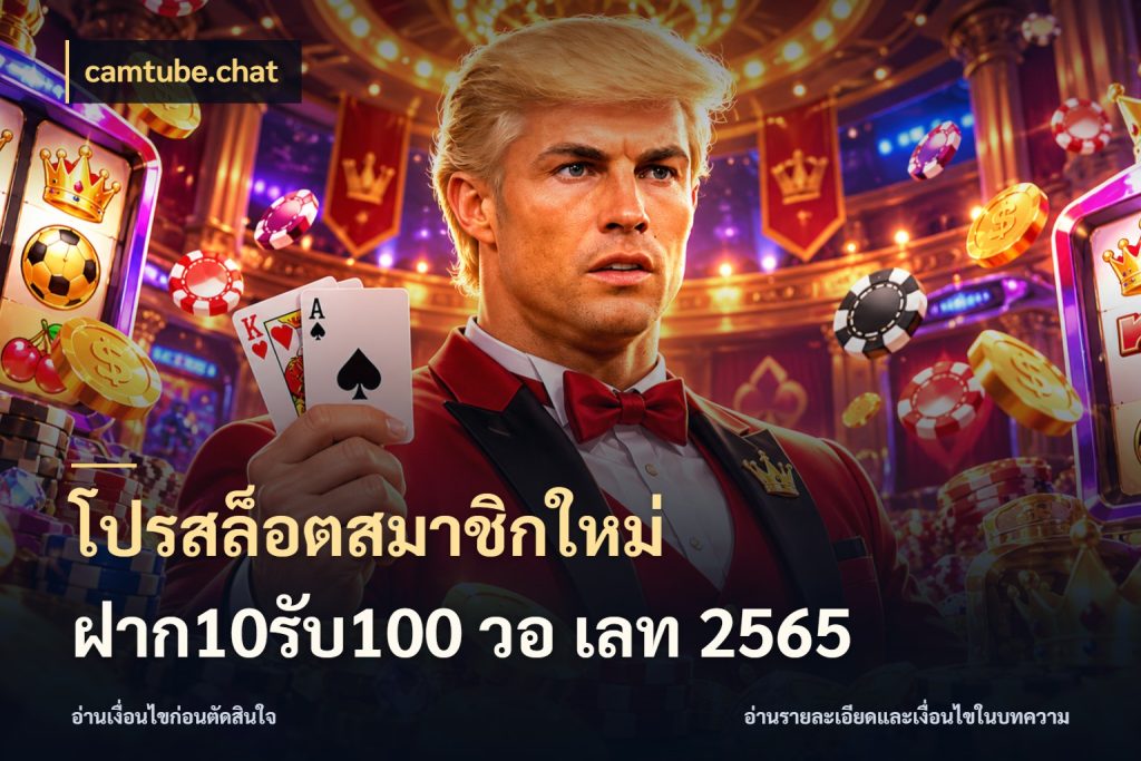 โปรสล็อตสมาชิกใหม่ ฝาก10รับ100 วอ เลท 2565 เครดิตกับรูปแบบโปรที่ตรงใจ ในมุม camtube.chat