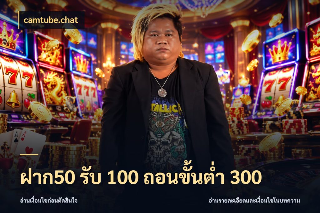 ฝาก50 รับ 100 ถอนขั้นต่ํา 300 สนุกกับตัวเลือกโปรในสไตล์ของคุณ กับ camtube.chat