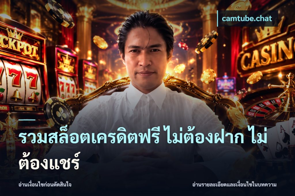รวมสล็อตเครดิตฟรี ไม่ต้องฝาก ไม่ต้องแชร์