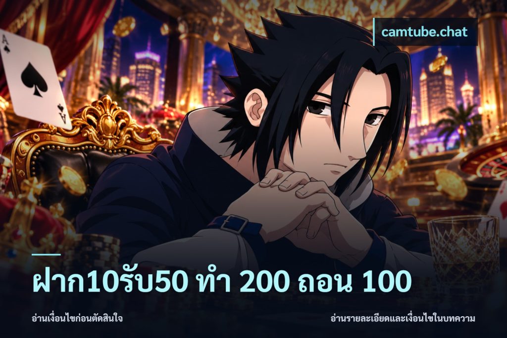 ฝาก10รับ50 ทํา 200 ถอน 100