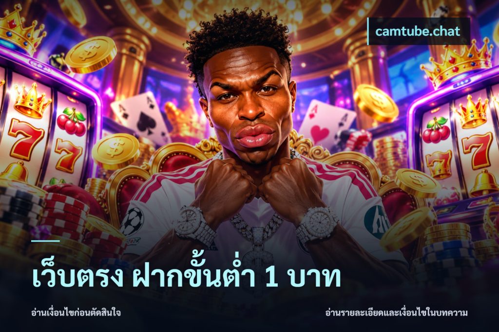 เว็บตรง ฝากขั้นต่ำ 1 บาท