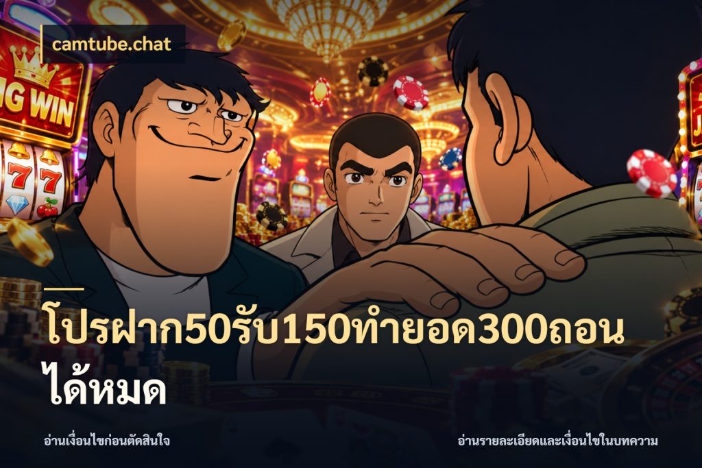 โปรฝาก50รับ150ทํายอด300ถอนได้หมด จุดเด่นของเครดิตที่คนชอบเกมอยากรู้ สไตล์ camtube.chat