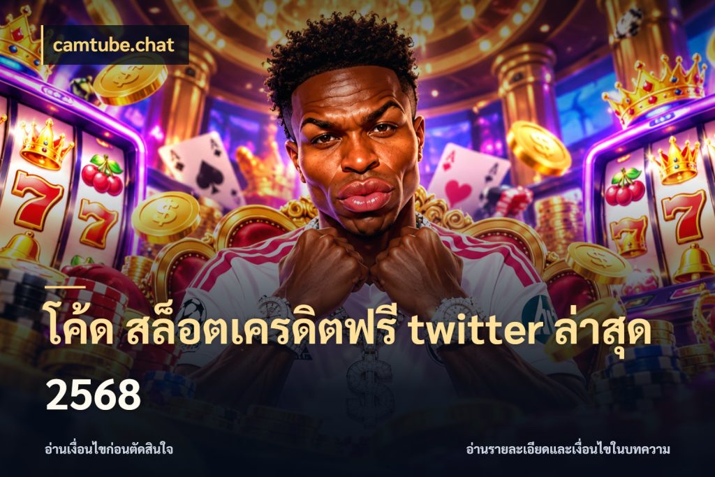 โค้ด สล็อตเครดิตฟรี twitter ล่าสุด 2568 จากชื่อเครดิตฟรีสู่ความสนุกที่เข้าใจได้ กับ camtube.chat