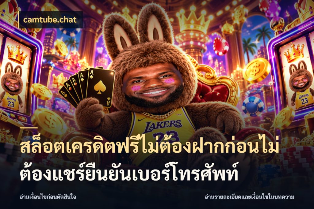 สล็อตเครดิตฟรีไม่ต้องฝากก่อนไม่ต้องแชร์ยืนยันเบอร์โทรศัพท์ เลือกสไตล์ความสนุกจากรูปแบบเครดิต กับ camtube.chat