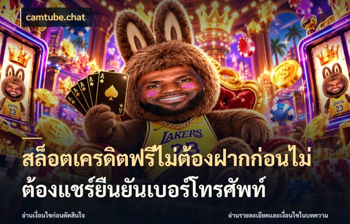 สล็อตเครดิตฟรีไม่ต้องฝากก่อนไม่ต้องแชร์ยืนยันเบอร์โทรศัพท์