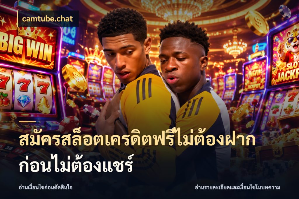 สมัครสล็อตเครดิตฟรีไม่ต้องฝากก่อนไม่ต้องแชร์ camtube.chat รู้จักยอดและขอบเขตของเครดิตฟรี