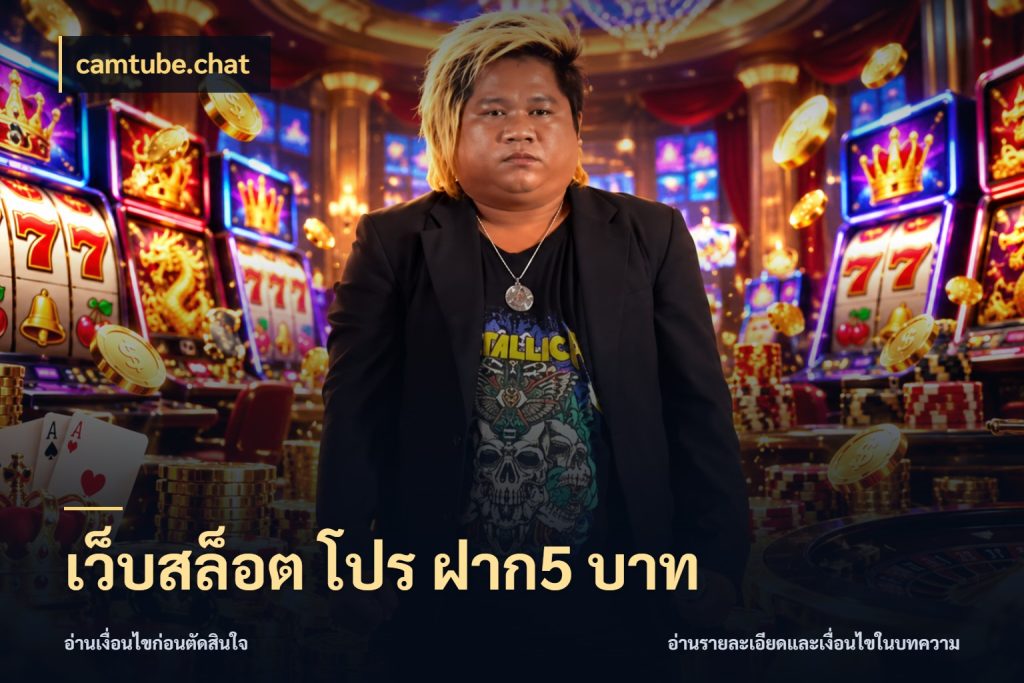 เว็บสล็อต โปร ฝาก5 บาท ยอดเริ่มต้นน่าจับตากับสิทธิ์ที่เกี่ยวข้อง ในมุม camtube.chat